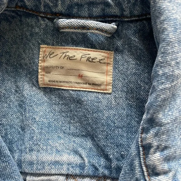 Free People We the Free Opal Swing Denim Jacket - Picture 4 of 4